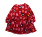 A Red Long Sleeve Dresses from Jacadi in size 3T for girl. (Front View)