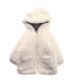 A White Lightweight Jackets from Petit Bateau in size 2T for girl. (Front View)