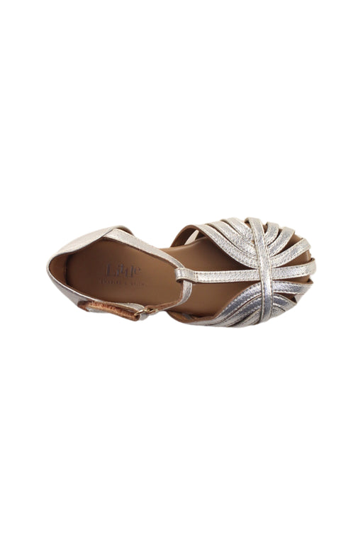 A Silver Sandals from Charles & Keith in size 18-24M for girl. (Front View)