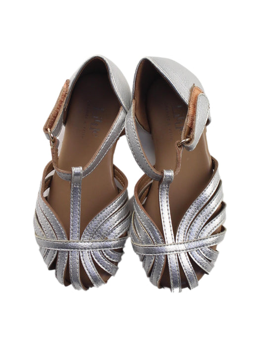 A Silver Sandals from Charles & Keith in size 18-24M for girl. (Back View)