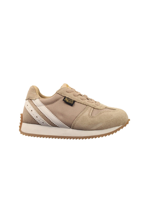 A Beige Sneakers from Young Soles in size 4T for boy. (Front View)