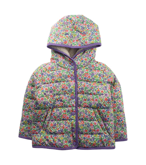 A Purple Puffer/Quilted Jackets from Boden in size 2T for girl. (Front View)