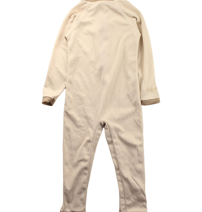 A Beige Long Sleeve Jumpsuits from Stuckies in size 18-24M for boy. (Back View)