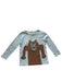 A Blue Long Sleeve T Shirts from Seed in size 4T for neutral. (Front View)