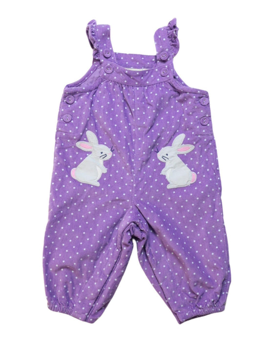 A Purple Long Overalls from Jojo Maman Bébé in size 3-6M for girl. (Front View)