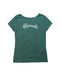 A Green Short Sleeve T Shirts from Abercrombie & Fitch in size 11Y for girl. (Front View)