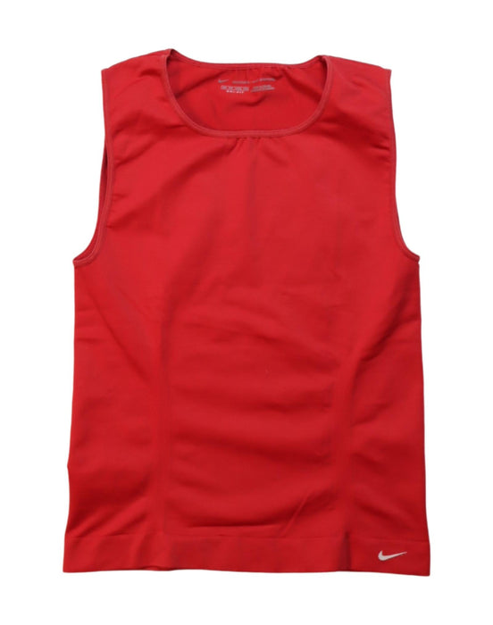 A Red Active Tops from Nike in size 5T for girl. (Front View)