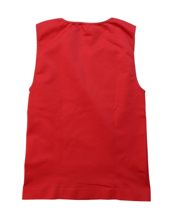 A Red Active Tops from Nike in size 5T for girl. (Back View)