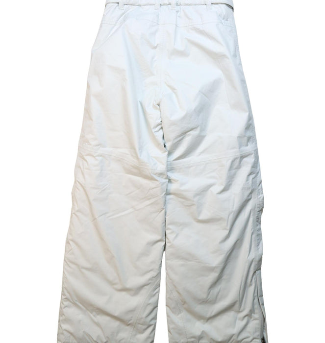 A White Ski Pants & Salopettes from L.L.Bean in size 10Y for girl. (Back View)