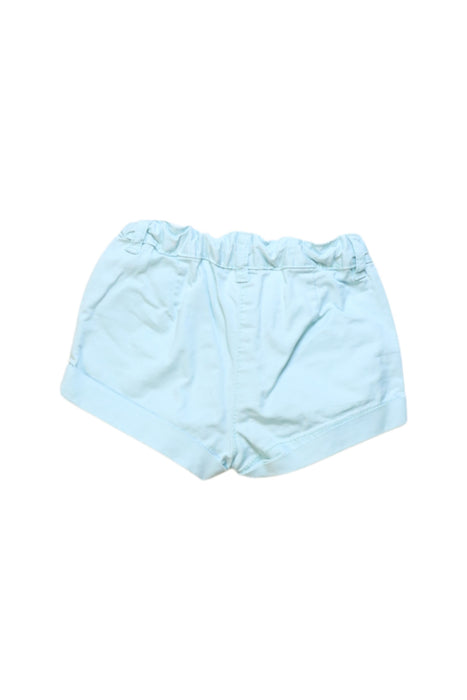 A Teal Shorts from Petit Bateau in size 3T for girl. (Back View)