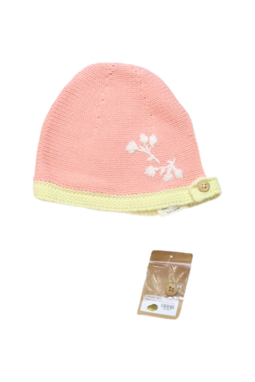 A Multicolour Beanies from Lililotte in size 0-3M for girl. (Front View)