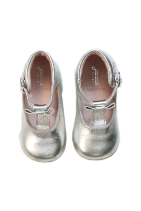 A Silver Flats from Jacadi in size 12-18M for girl. (Back View)