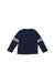 A Navy Long Sleeve T Shirts from Petit Bateau in size 18-24M for boy. (Back View)