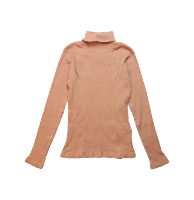 A Brown Long Sleeve Tops from Bonpoint in size 8Y for girl. (Front View)