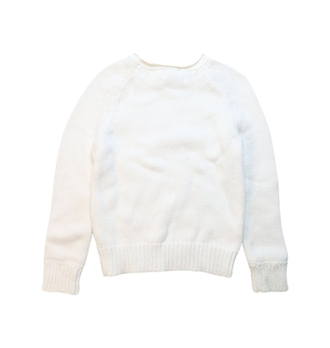 A White Knit Sweaters from Polo Ralph Lauren in size 6T for neutral. (Back View)