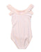 A Pink Leotards from Repetto in size 6T for girl. (Back View)