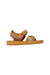 A Brown Sandals from Liewood in size 5T for girl. (Front View)
