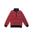 A Red Zippered Sweatshirts from Polo Ralph Lauren in size 4T for boy. (Front View)