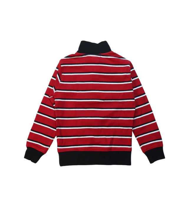 A Red Zippered Sweatshirts from Polo Ralph Lauren in size 4T for boy. (Back View)