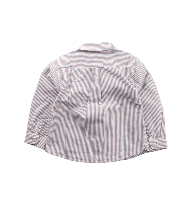 A White Long Sleeve Shirts from Chateau de Sable in size 12-18M for boy. (Back View)