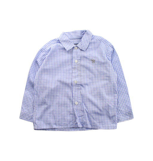 A Blue Long Sleeve Shirts from Thomas Brown in size 18-24M for boy. (Front View)