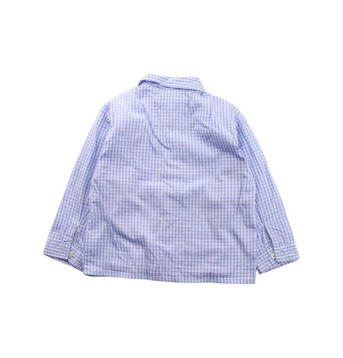 A Blue Long Sleeve Shirts from Thomas Brown in size 18-24M for boy. (Back View)
