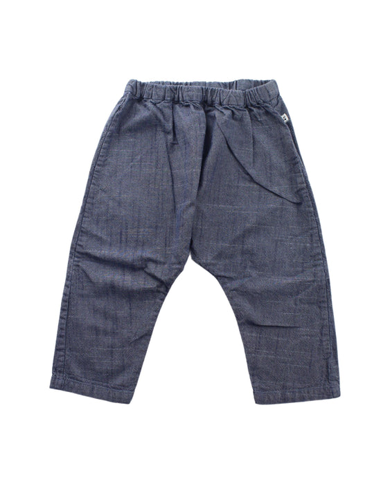 A Blue Casual Pants from Bonpoint in size 12-18M for boy. (Front View)