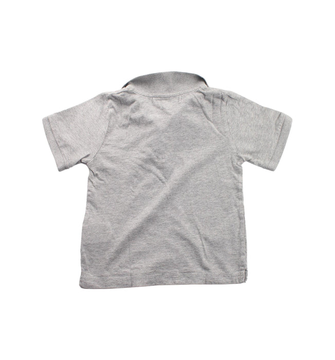 A Grey Short Sleeve Polos from Bonpoint in size 12-18M for boy. (Back View)