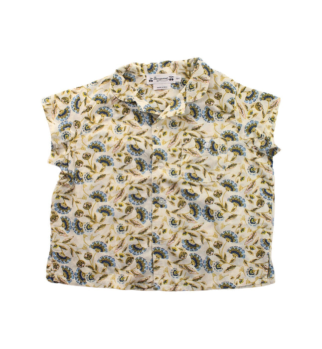 A Blue Short Sleeve Shirts from Bonpoint in size 12-18M for girl. (Front View)