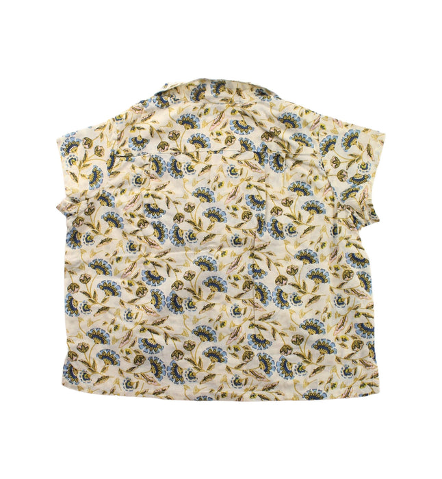 A Blue Short Sleeve Shirts from Bonpoint in size 12-18M for girl. (Back View)