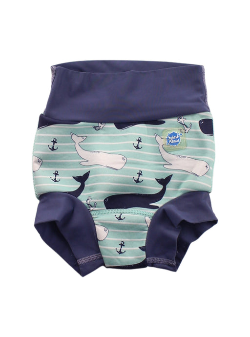 A Purple Swim Diapers from Splash About in size 12-18M for neutral. (Front View)