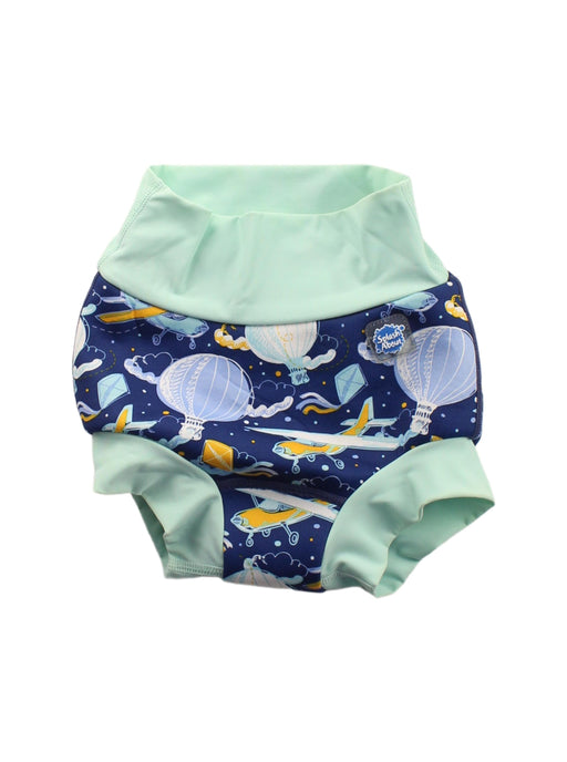 A Green Swim Diapers from Splash About in size 2T for boy. (Front View)