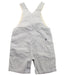 A Blue Overall Shorts from Petit Bateau in size 2T for boy. (Back View)