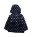 A Blue Lightweight Jackets from Petit Bateau in size 12-18M for girl. (Back View)