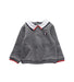A Grey Buttoned Sweatshirts from Jacadi in size 12-18M for boy. (Front View)
