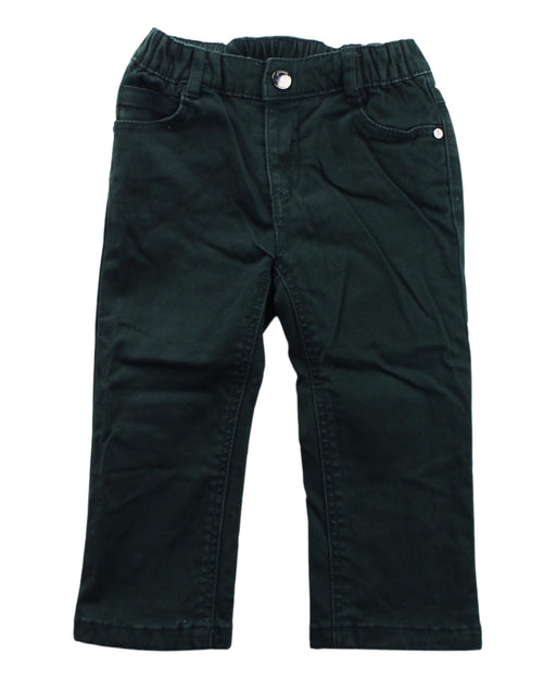 A Green Casual Pants from Jacadi in size 12-18M for boy. (Front View)