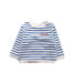 A Blue Buttoned Sweatshirts from Jacadi in size 12-18M for boy. (Front View)