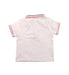 A White Short Sleeve Polos from Jacadi in size 6-12M for boy. (Back View)