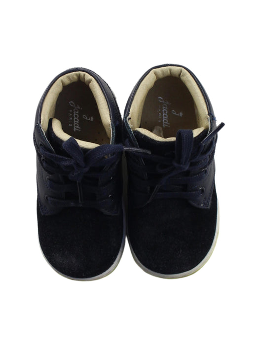 A Blue Sneakers from Jacadi in size 12-18M for boy. (Back View)