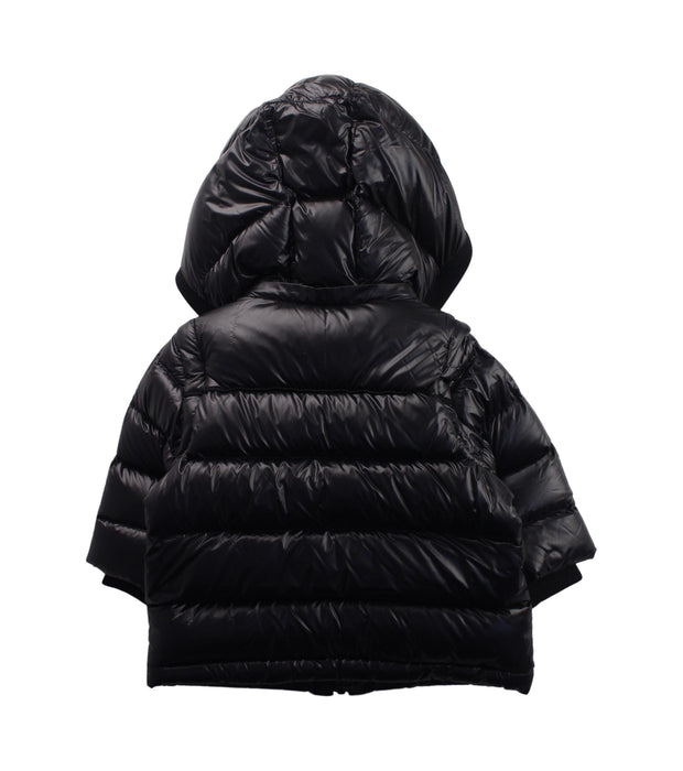 A Black Puffer/Quilted Jackets from Nicholas & Bears in size 6-12M for boy. (Back View)