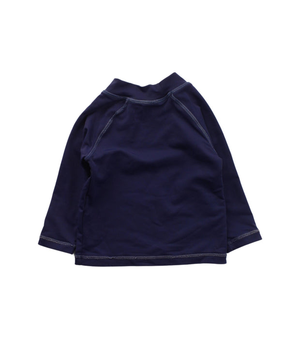 A Blue Rash Guards from Seed in size 3-6M for boy. (Back View)