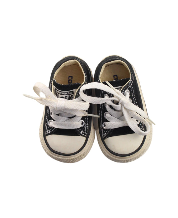 A Black Sneakers from Converse in size 6-12M for boy. (Back View)