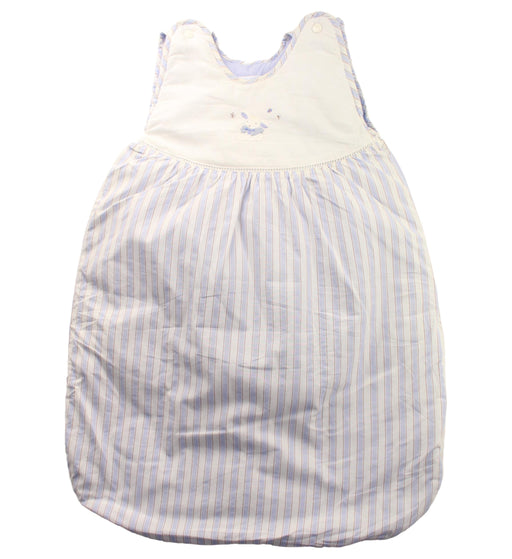 A Blue Sleepsacs from Jacadi in size O/S for girl. (Front View)
