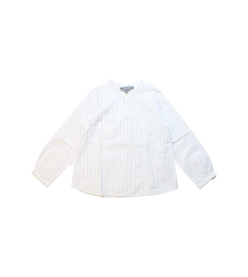 A White Long Sleeve Tops from Bonpoint in size 4T for boy. (Front View)