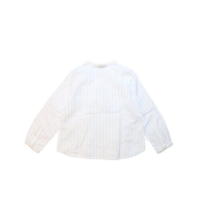 A White Long Sleeve Tops from Bonpoint in size 4T for boy. (Back View)