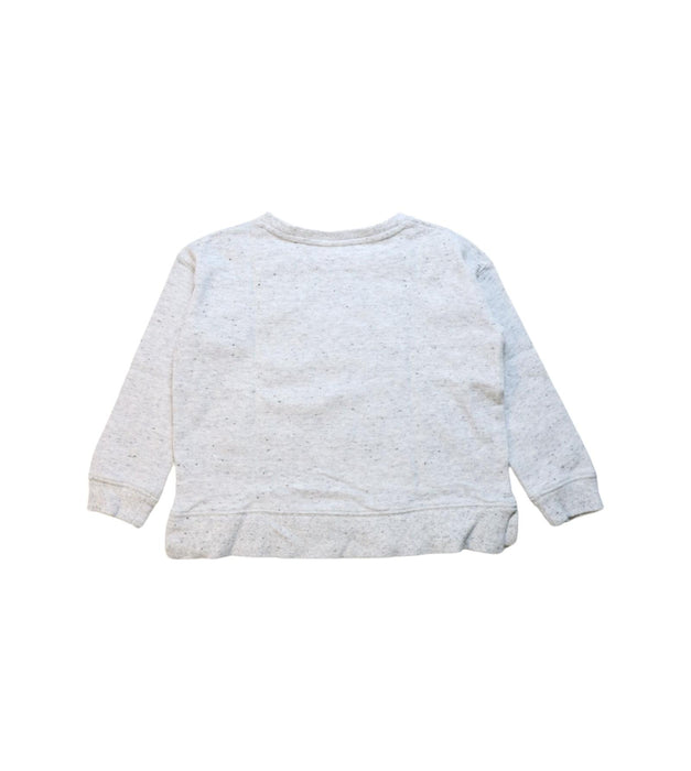 A Grey Crewneck Sweatshirts from Seed in size 5T for neutral. (Back View)