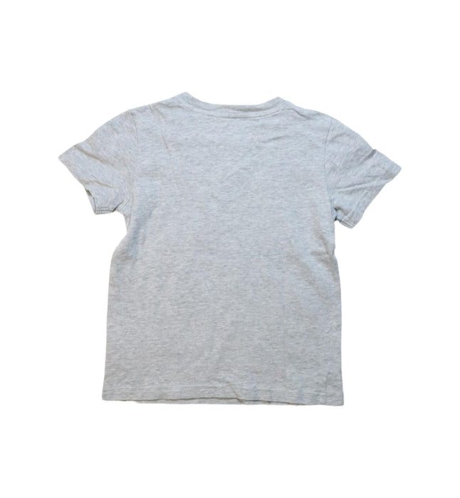 A Grey Short Sleeve T Shirts from Janie & Jack in size 5T for girl. (Back View)
