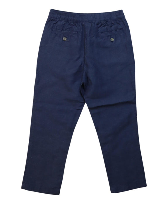 A Navy Casual Pants from Janie & Jack in size 3T for boy. (Back View)