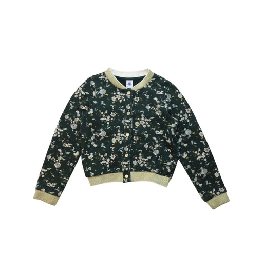 A Multicolour Lightweight Jackets from Petit Bateau in size 6T for girl. (Front View)