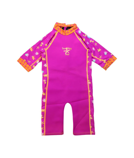 A Multicolour Wetsuits from Splash About in size 4T for girl. (Front View)